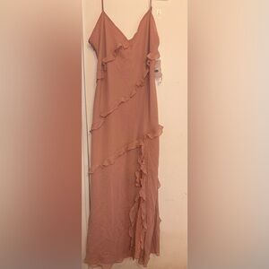 Birdy Grey Ruffled Pink Dress
